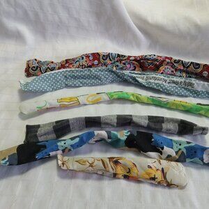 Set F : 6 handmade hair accessories multifunctional twist for ponytails -